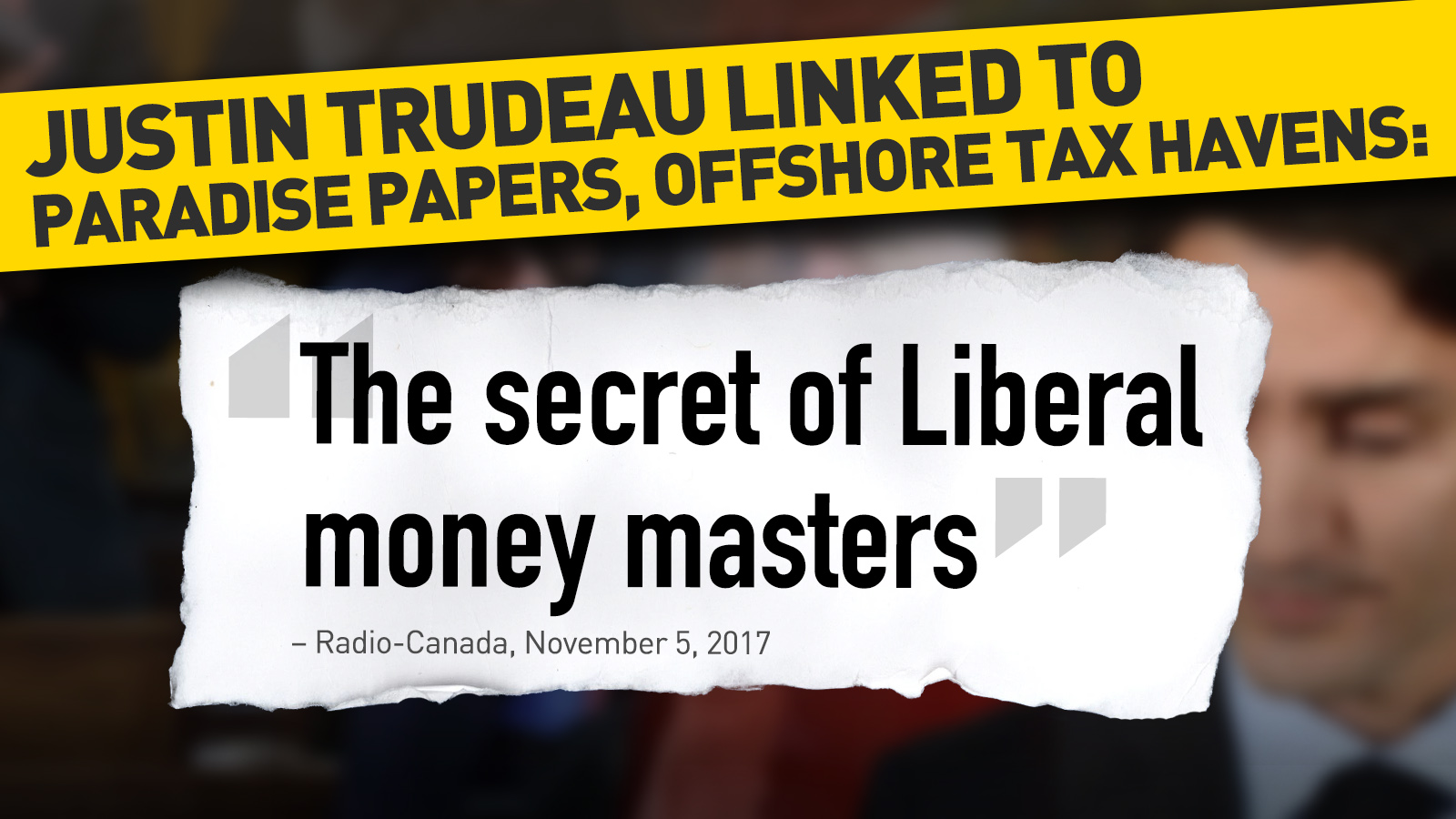 WARKENTIN CONDEMNS LIBERAL TAX HAVEN HYPOCRISY