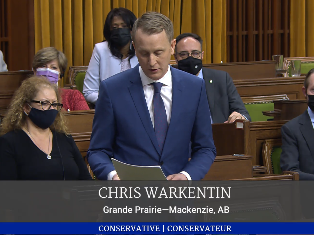 February 19, 2022 – Warkentin speaks against the Emergencies Act